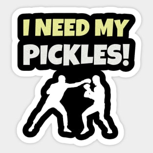 Pickle Battle Shirt Sticker